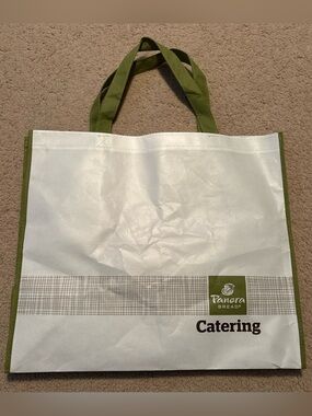 Panera BREAD X Large Catering Tote Reusable Grocery Shopping Bag 21"x18x12 CLEAN